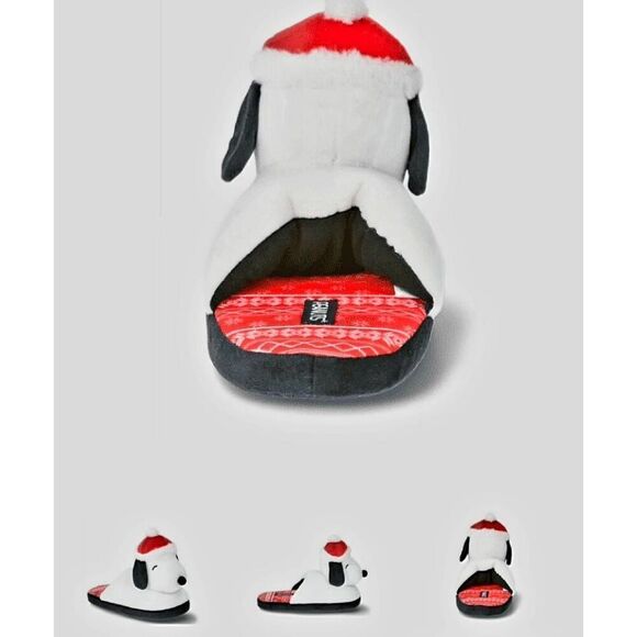 NWT UNISEX PEANUTS FAMILY CHRISTMAS CHARACTER KIDS SLIPPERS - Picture 3 of 5